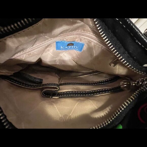 Kathy Van Zeeland Purse-sequins On Purse Cute Design - Picture 7 of 10